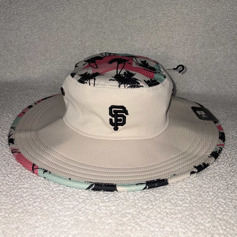 Men’s San Francisco Giants New Era Natural Retro Beachin’ Bucket Hat